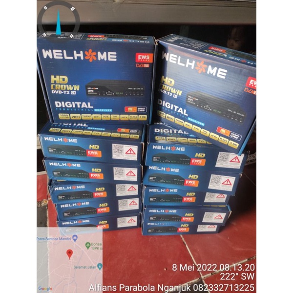 STB TV DIGITAL set top box welhome tv digital bergaransi android tv terbaik berkualitas tabung M7Y6