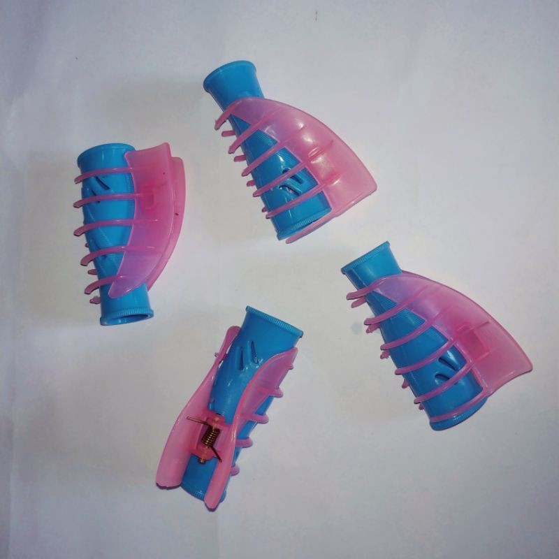 Roll Rambut Plastik Tebal / Penggulung Rambut Pembentuk Poni Keriting Rambut