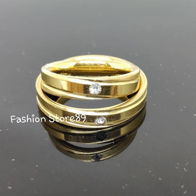 Couple ring /cincin couple / cincin nikah / cincin tunangan emas / cincin couple titanium gold