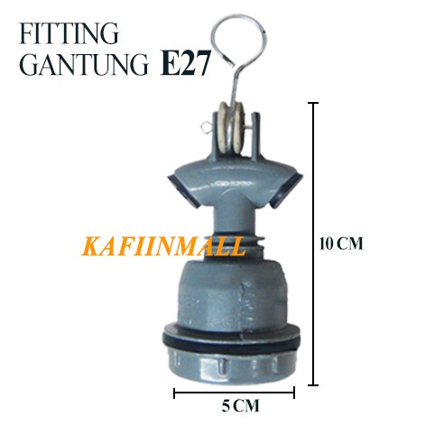 FITING LAMPU GANTING OUTDOOR / KABEL POWER /Fiting Lampu wd e-27/fiting gantung e-27/fiting jalan