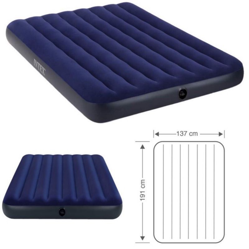 KASUR ANGIN INTEX DURABEAM ORIGINAL SIZE  DOUBLE TWIN HIGH QUALITY FIBER - TECH