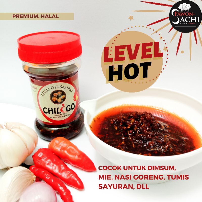 

Chili Oil Sambal PREMIUM level HOT 120 ml by Chiligo