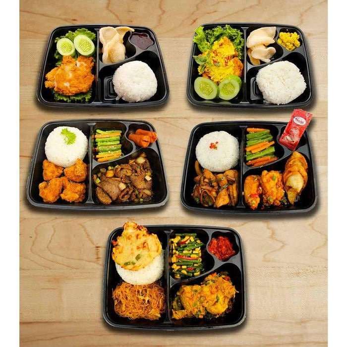 Jual Mika Bento 4 Sekattray Bento Sekat Bintang Kotak Bentolunch Box Shopee Indonesia 