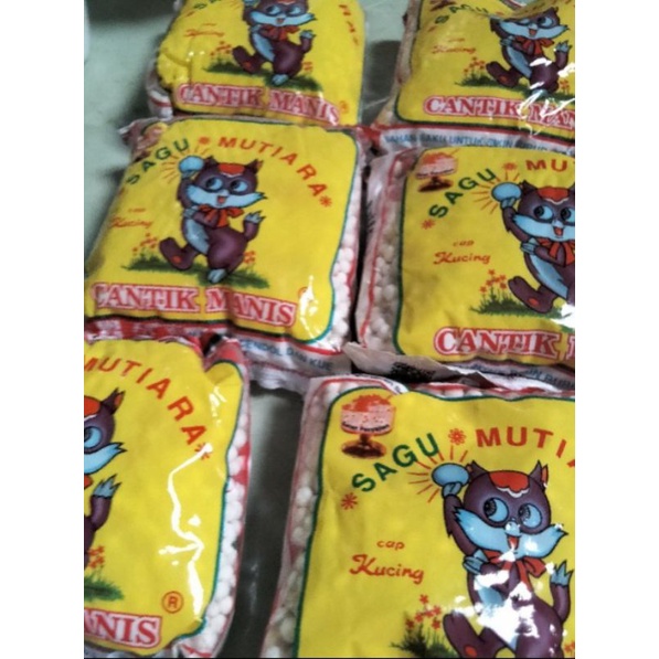 

Sagu Mutiara cap Kucing 100gr