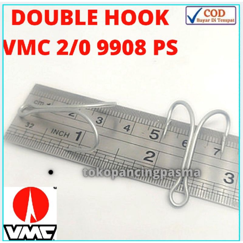 DOUBLE HOOK VMC 2/0 9908PS