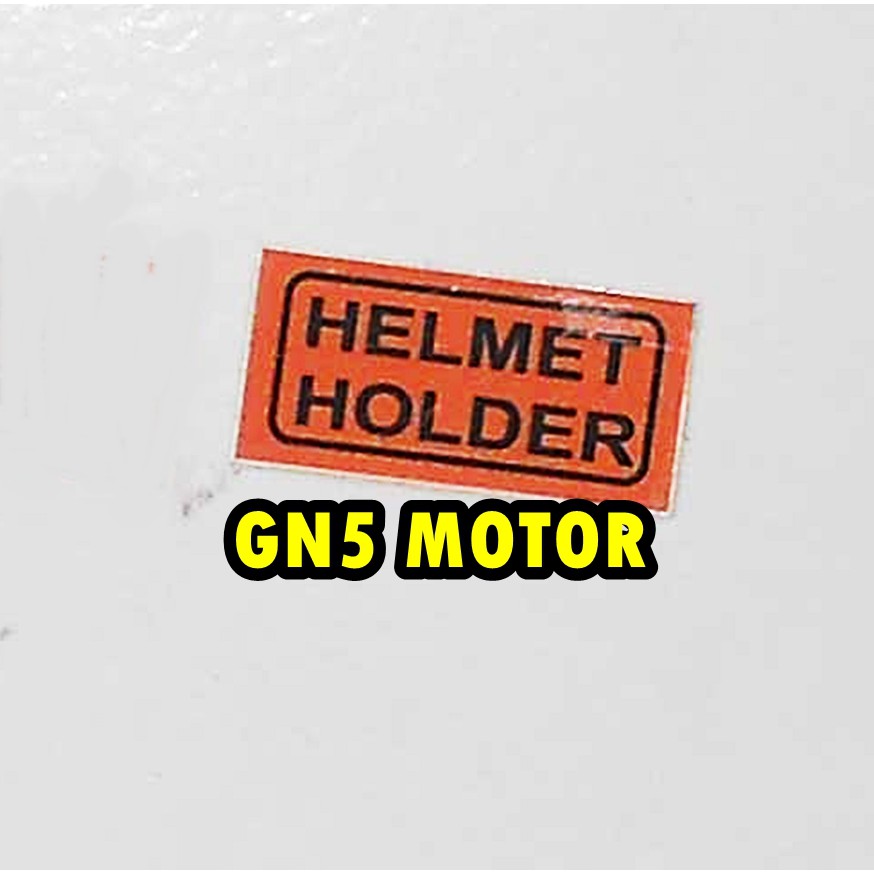 2 BUAH STIKER HELMET HOLDER (GANTUNGAN HELM) C70 C700 C800 ASTREA 800 STAR PRIMA GRAND SUPRA GLPRO
