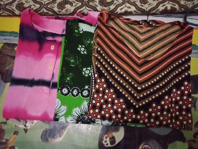 Daster Jumbo Valentine Coklat Queen Batik Pekalongan