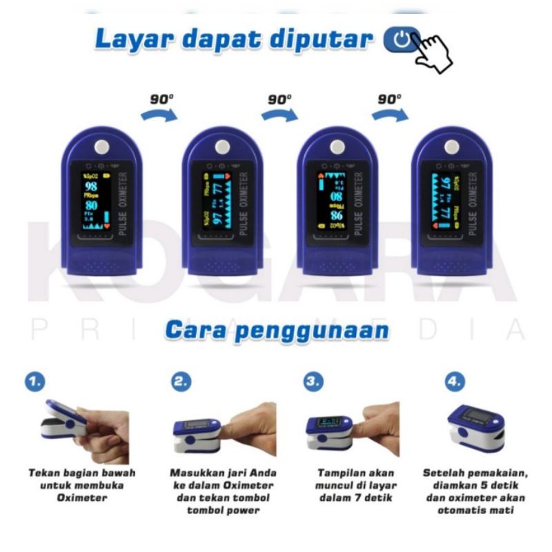 [COD/GRAB] Oximeter Fingertip Pulse Oxymeter LK87 LCD Full Colour Oximeter LK 87 OXIMETER