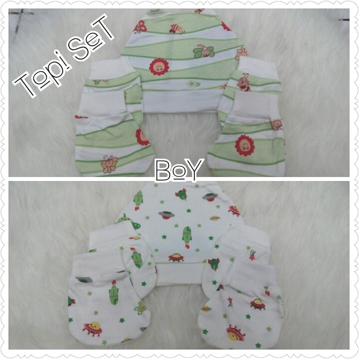 Topi Set Baby Boy
