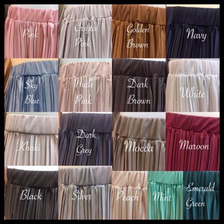  Celana Kulot Plisket Import  Jumbo Bigsize Pleated Cullote 