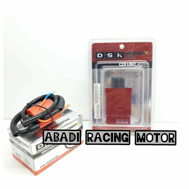PAKET CDI RACING DAN KOIL RACING NO LIMIT DSK MIO NEW - MIO SPORTY - VEGA ZR SETARA BRT