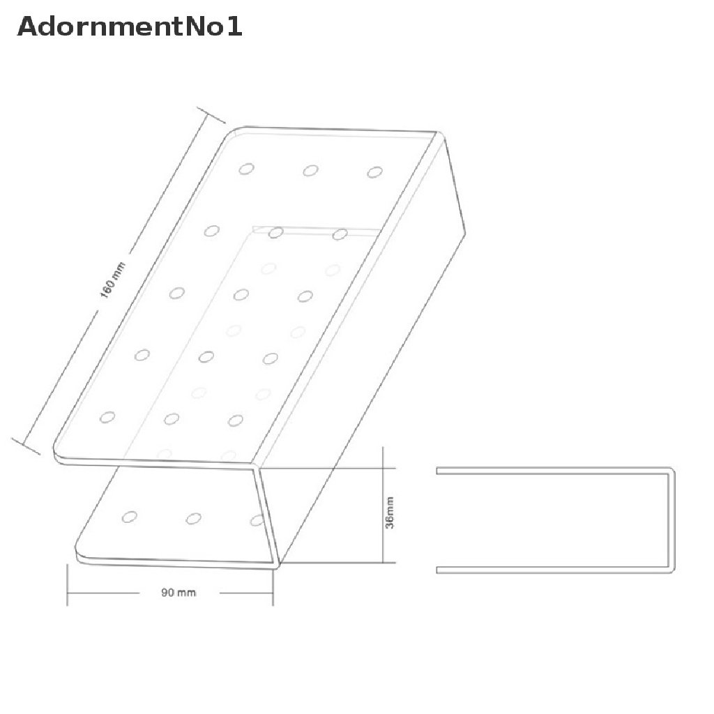 (AdornmentNo1) Stand Holder Permen Lolipop / Kue 15 Lubang Bahan Akrilik Transparan