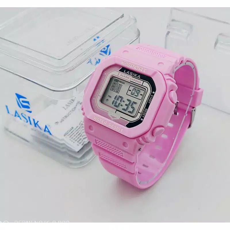 JAM TANGAN WANITA DIGITAL WATER PROFF FREE BOX