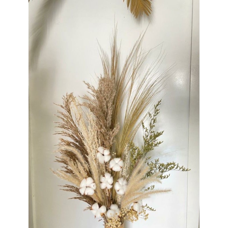 Bunga sudut + Vas Bambu