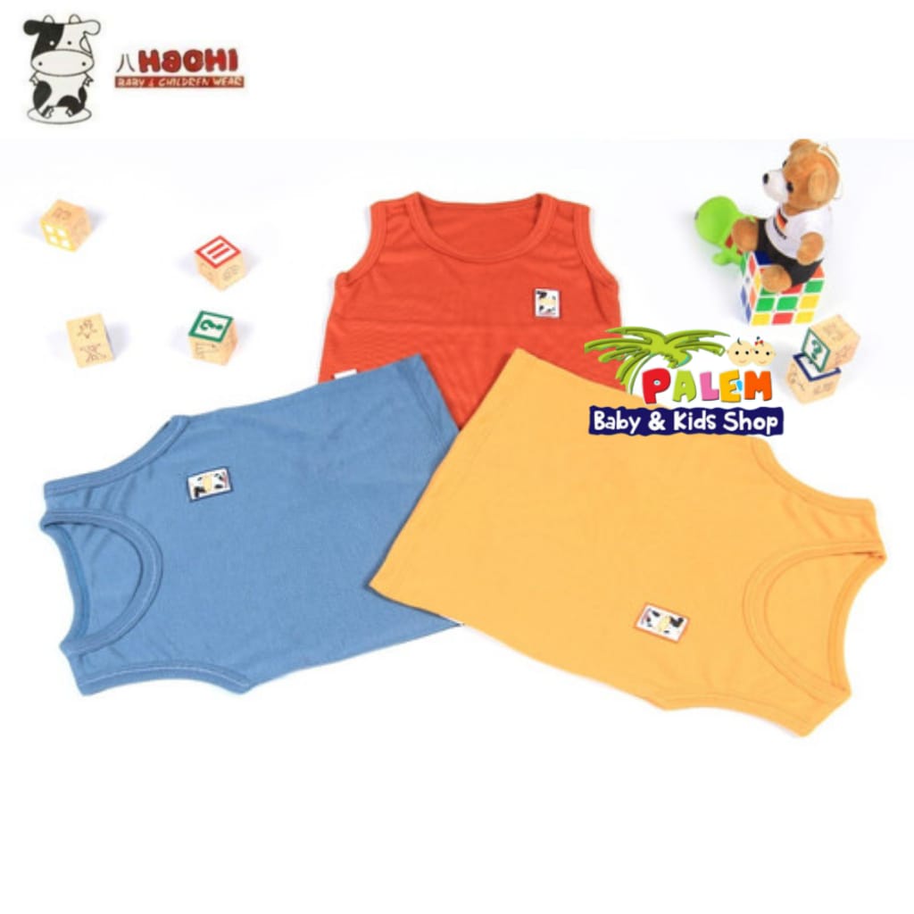 Hachi singlet luar Warna BOLD Isi 3 termurah 3bulan -3tahun