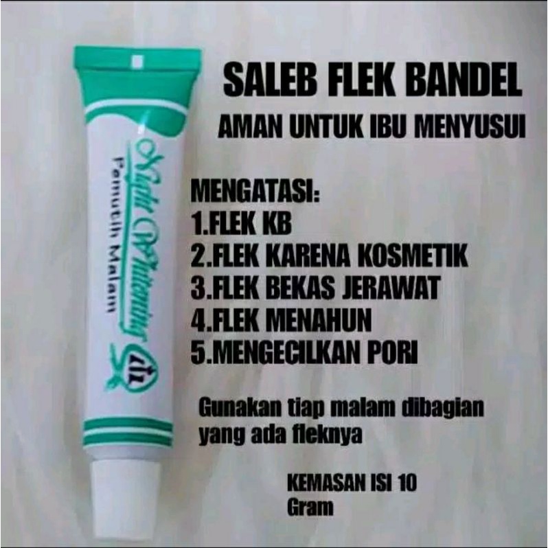 Night whitening( Salep FLEK HITAM,BEKAS JERAWAT)