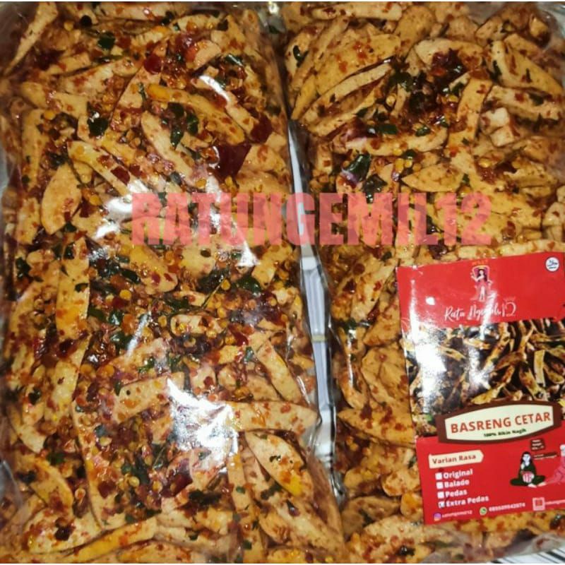 

100gr BASRENG CETAR/BASRENG DAUN JERUK/BAKSO GORENG KRIUK