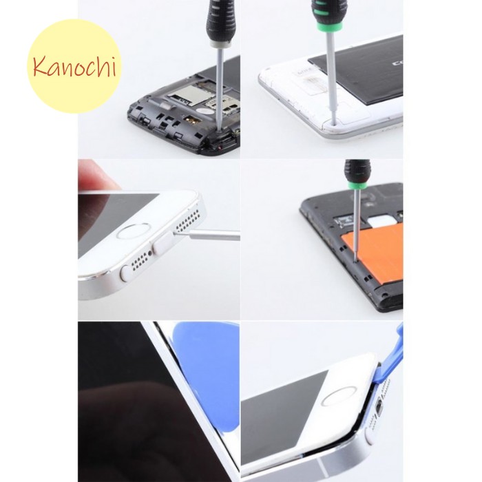 Obeng Set 16 in 1 Reparasi Smartphone Handphone Komputer Laptop