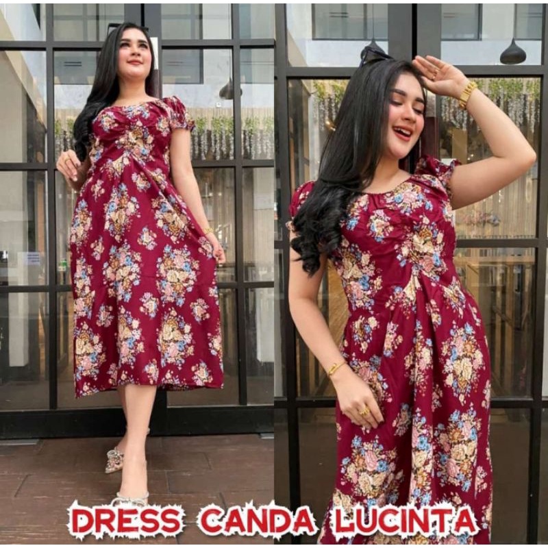 DRESS SERUT BUNGA LUCINTA