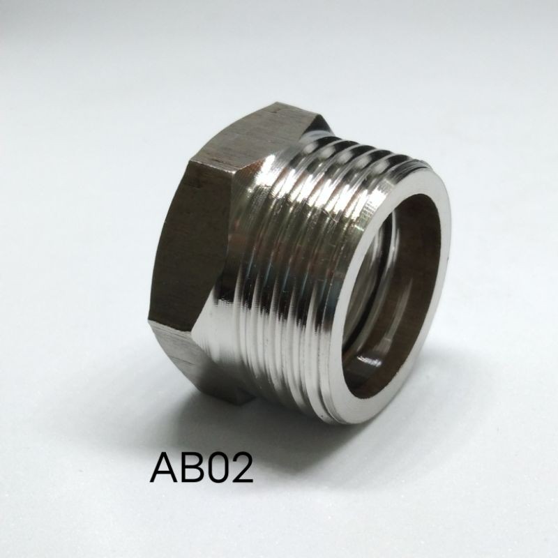 Verlop ring sok Drat luar dalam 3/4X1/2 inch AB02