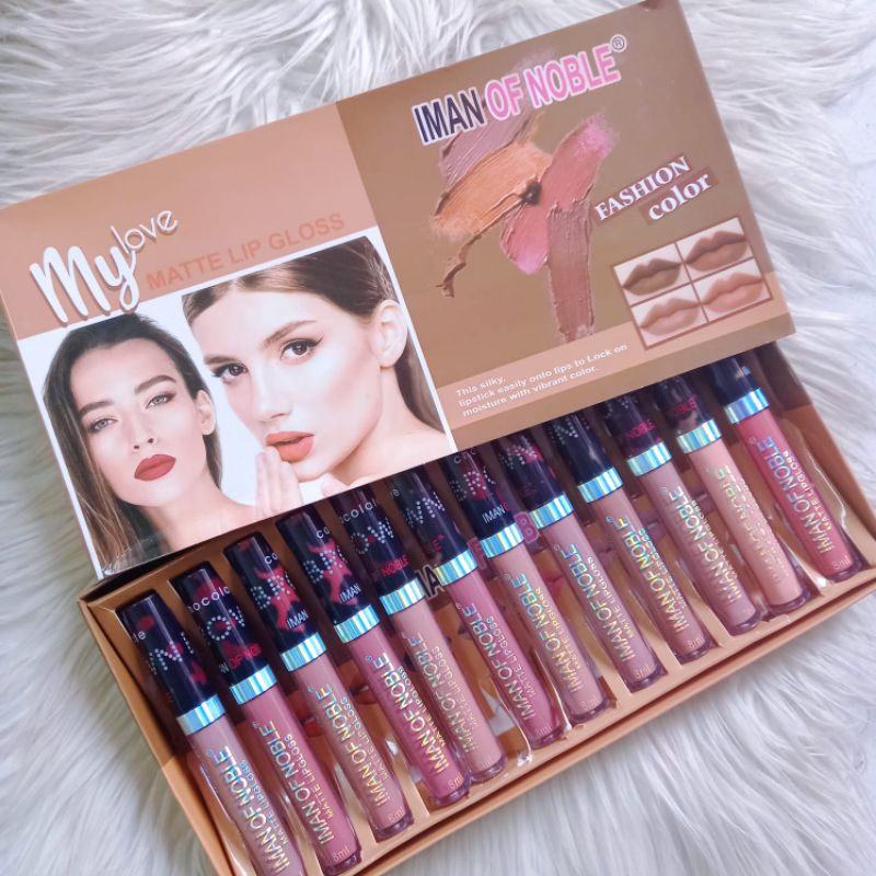 PROMO PER PERPACK/12PCS!!!LIP GLOSS MY LOVE/LIP GLOSS PAPAN IMAN OF NOBLE I32-7