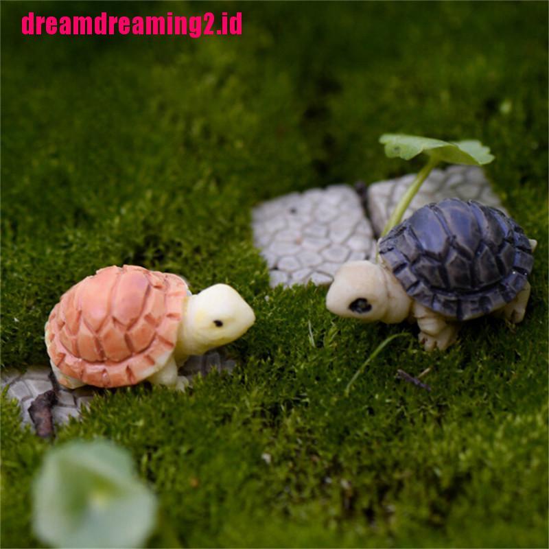 （✔✔❤10pcs Miniatur Kura-Kura Untuk Dekorasi Rumah Boneka