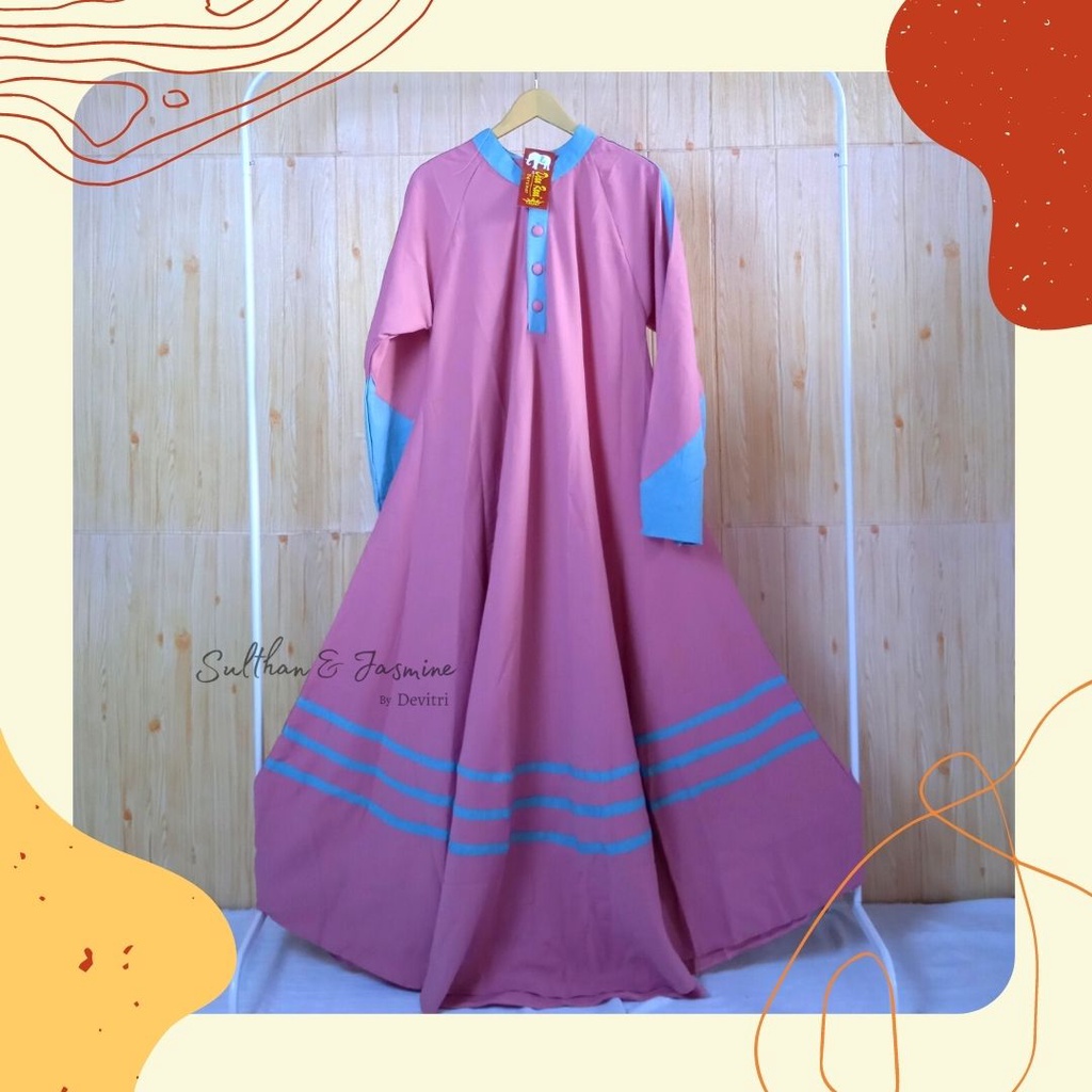KANAYA GAMIS DEWASA POLOS BAHAN CERUTI / GAMIS POLOS CERUTI