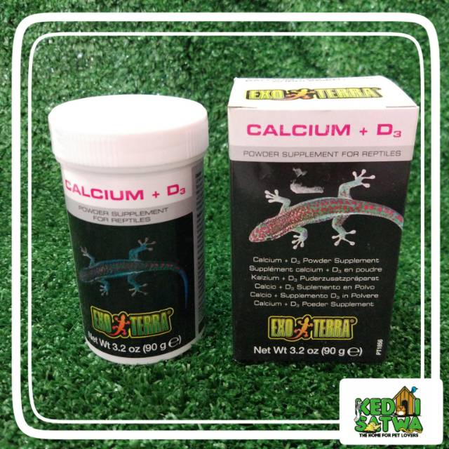 Kalsium Reptil Exoterra Calcium Reptile Kedai Satwa Shopee Indonesia