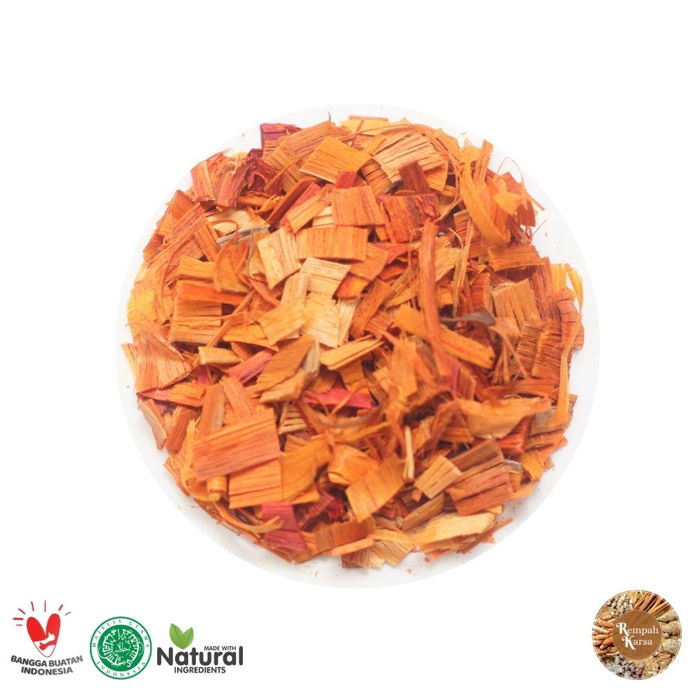 

Kayu Secang Cacah / Sappan Wood Flakes Tisane / Teh Herbal