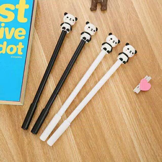 

PP26 pulpen gel motif karakter panda lucu imut / bolpen gel karakter