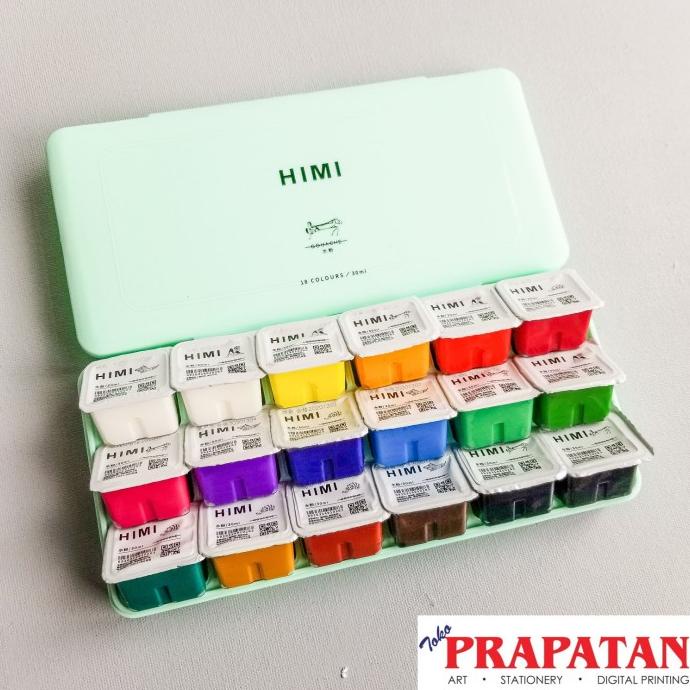 Miya Himi Gouache18 Warna 30 ml termurah