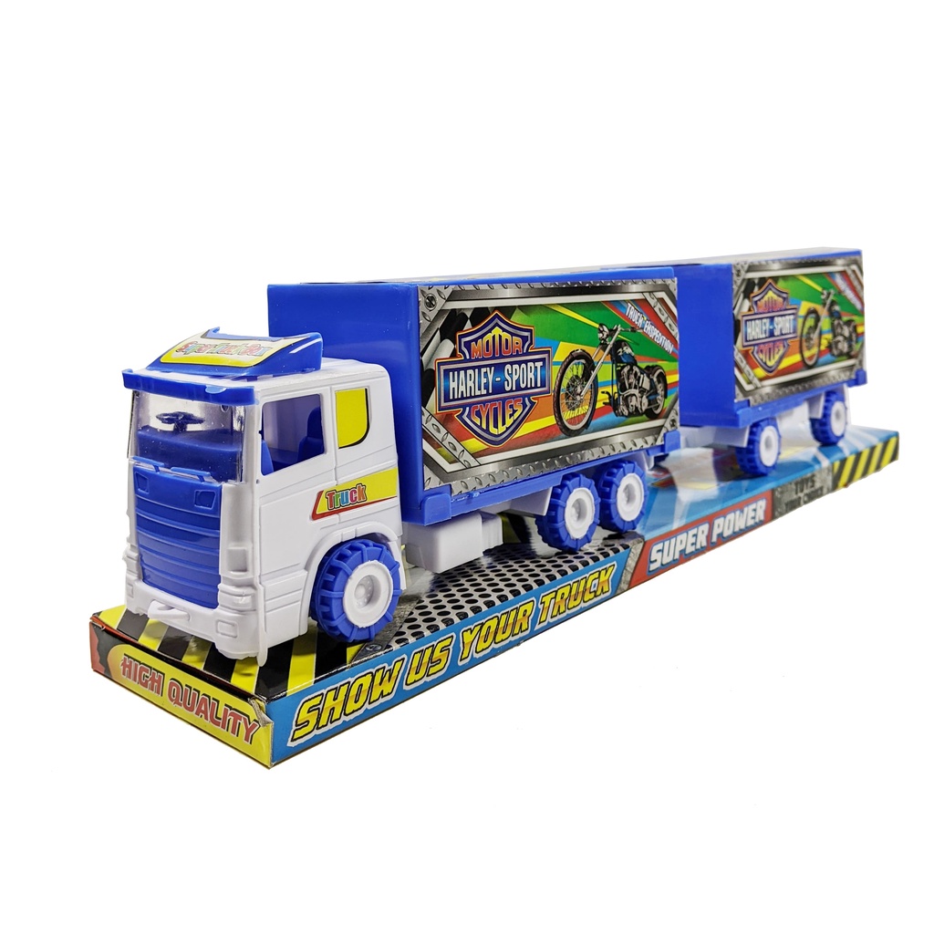 MAINAN TRUCK GANDENG BOX / MAINAN ANAK MOBIL TRUCK / MAINAN MOBIL BOX ST 2021 / MAINAN MOBIL BOX ST 