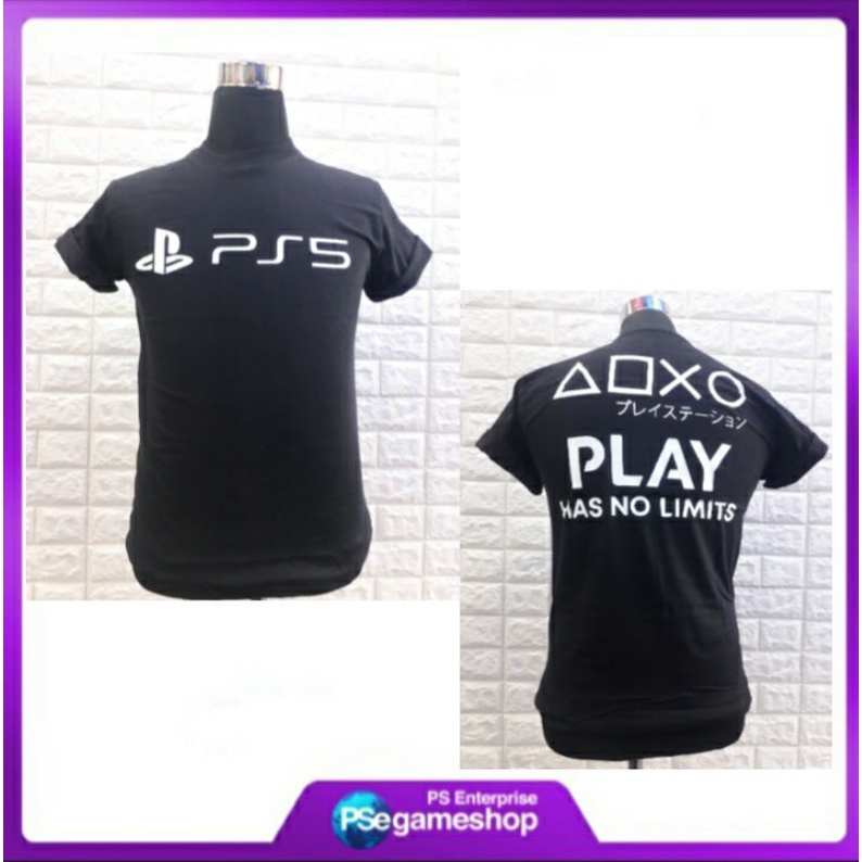 Original T-Shirt Ps5 Black (Has No Limits)