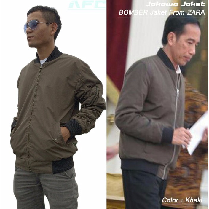 jaket jokowi /bomber jokowi / jaket pria/ jaket  premium
