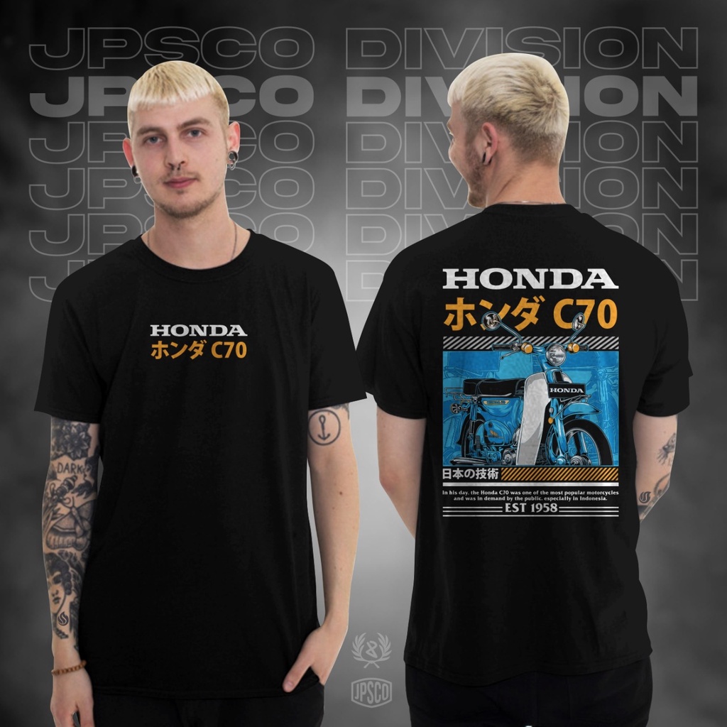 KAOS C70 HONDA CLASSIC  C70 BAJU HONDA C70 MOTOR CLASSIC