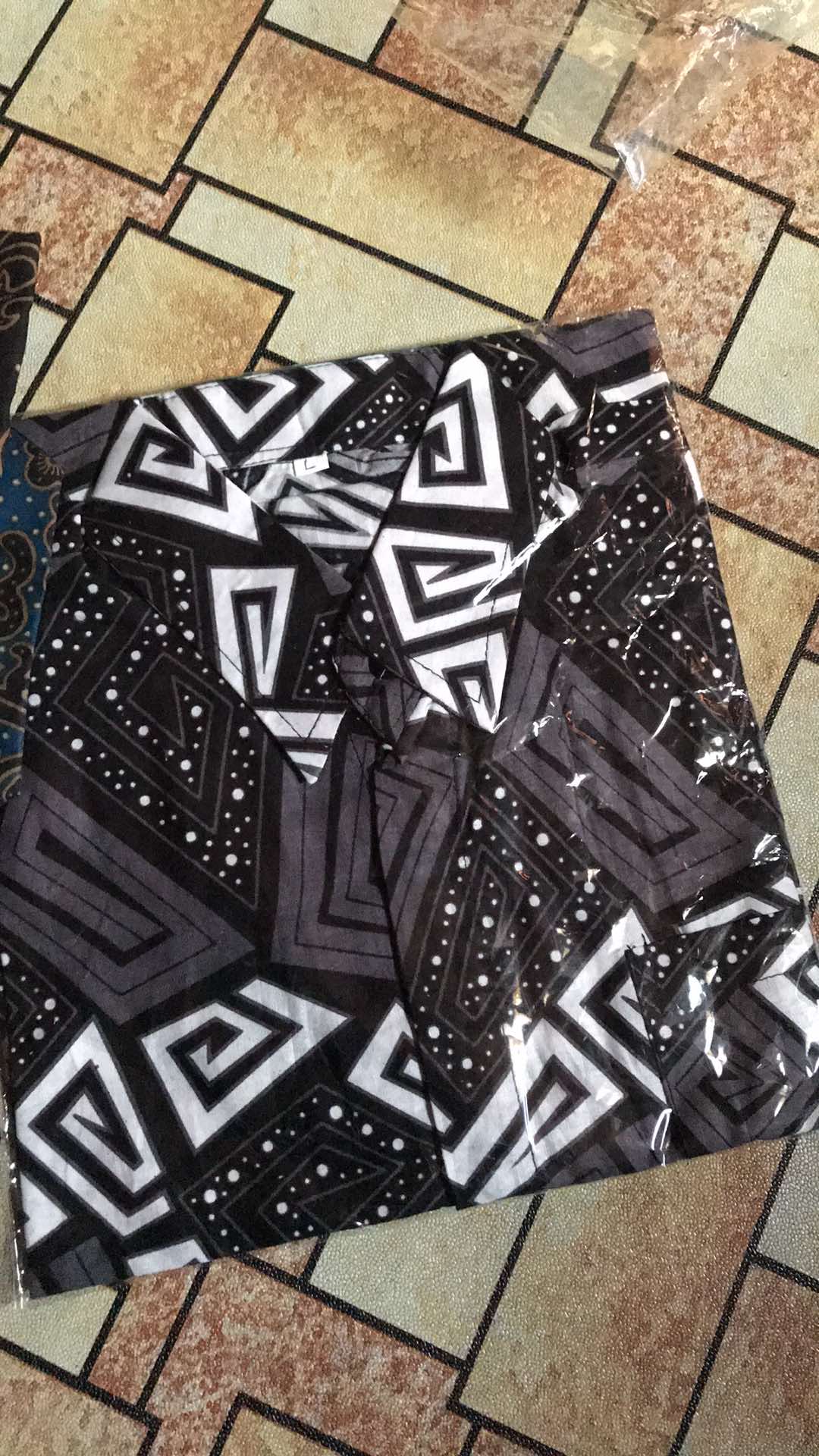 Bswart Batik Hrb026 Kenongo Hem Pendek Padi Pekalongan M L Xl Batik Pria Murah Modern Grosir