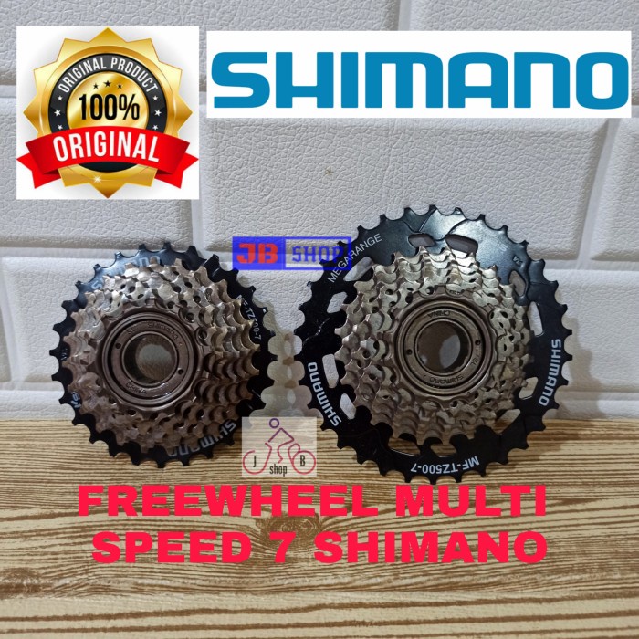FREEWHEEL MULTI SPEED 7 SHIMANO SPROCKET GIR GEAR BELAKANG SEPEDA ASLI BEST SELLER
