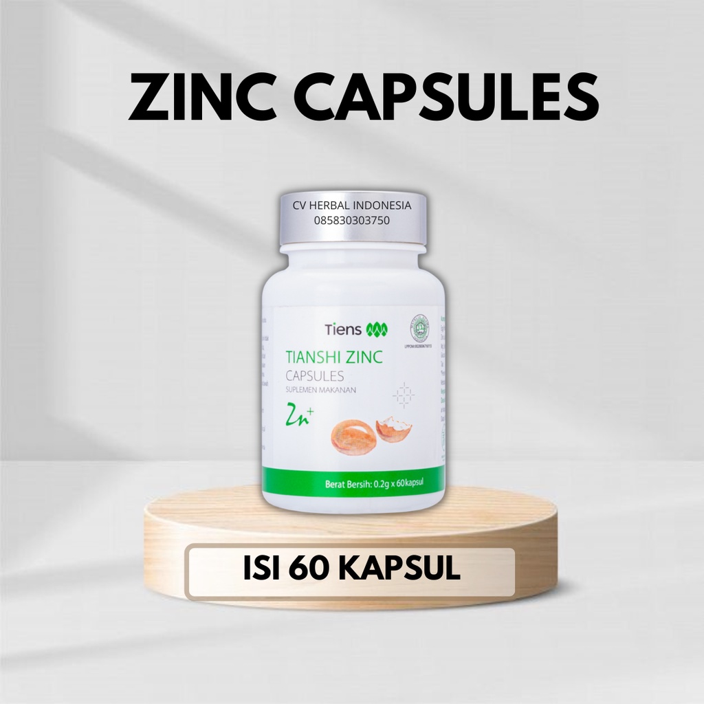 Penggemuk Badan Herbal Tiens ZINC FULL Menambah nafsu makan | Meningkatkan imun tubuh I Zinc Penamba