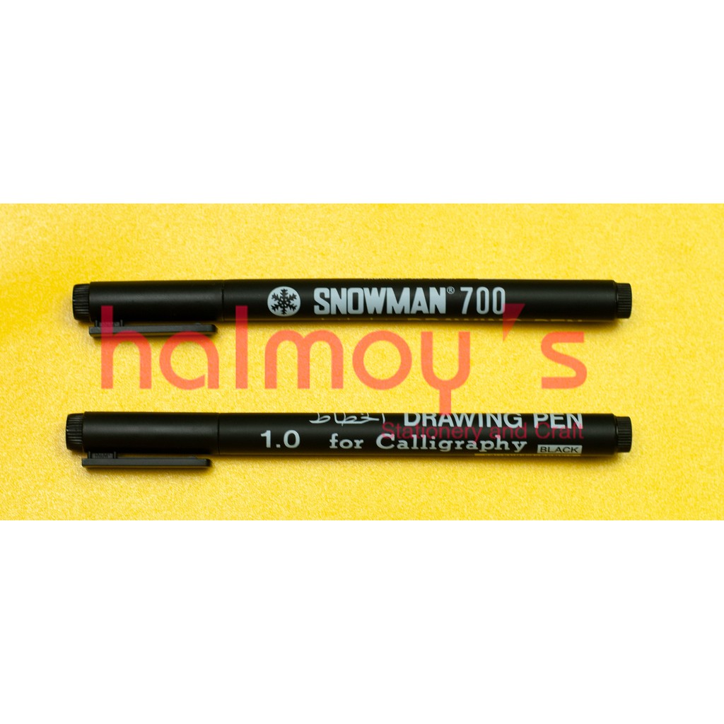 

DRAWING PEN SNOWMAN 700 CALLIGRAPHY BLACK / HITAM 1.0