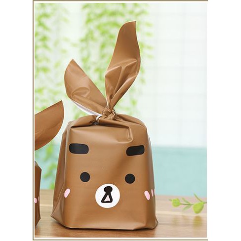 

PLASTIK FANCY KUPING KELINCI COOKIES PERMEN KUE ROTI - BLUSHING BEAR