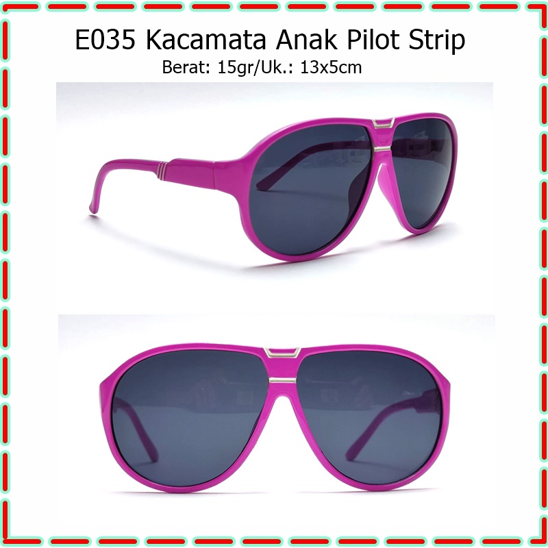 E-035 Kacamata Anak Pilot Strip