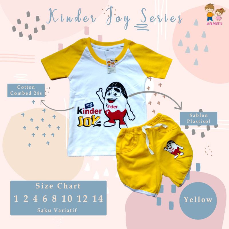 Playset Kinderjoy | piyama anak kinder Joy | setelan anak kinder | setelan Kinderjoy  | sleepsuit