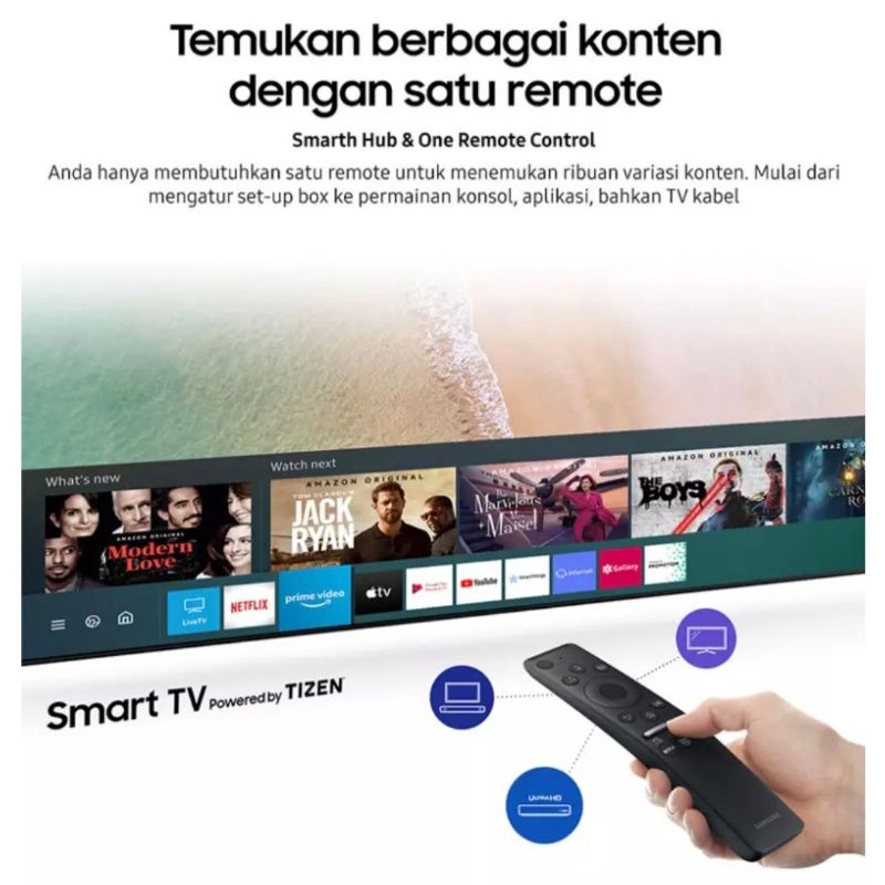 SAMSUNG LED SMART TV 43 Inch | UA43AU8000 | UA 43AU8000 | Crystal UHD 4K (2021)-2