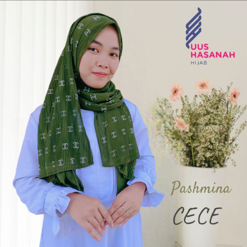 [PASMINA PLISKET CECE]••pasmina motif channel••pasmina dewasa ceruty