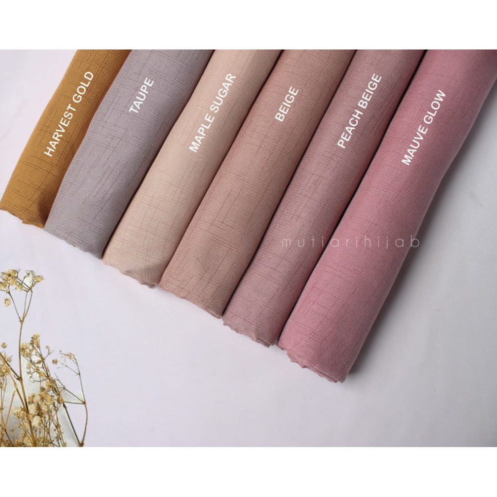 [BISA COD] Hijab segiempat voal motif Deenay kw level up kuning cantik