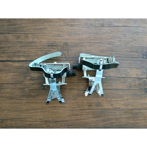 wellgo pedals with toe clips