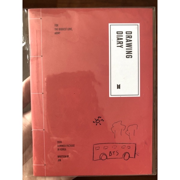 Drawing diary JIN summer package 2019 Korea