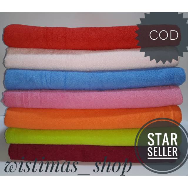 Handuk mandi polos/handuk mandi pantai/handuk mandi import/handuk mandi murah.