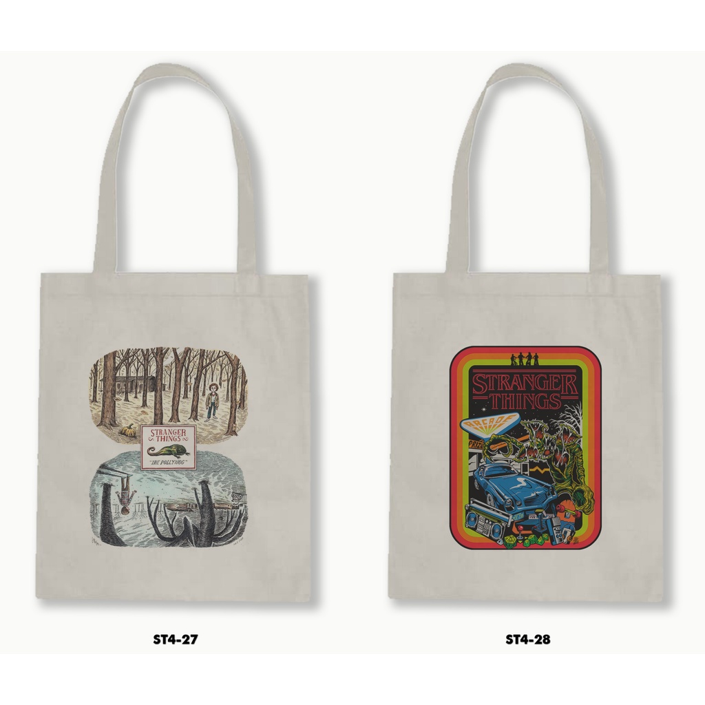 TOTE BAG BLACU - STRANGER THINGS 4 - 02