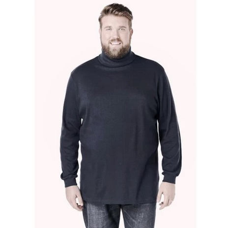 XXL TURTLENECK KAOS PRIA LEHER TINGGI LENGAN PANJANG TURTLE NECK JUMBO LONGSLEEVE